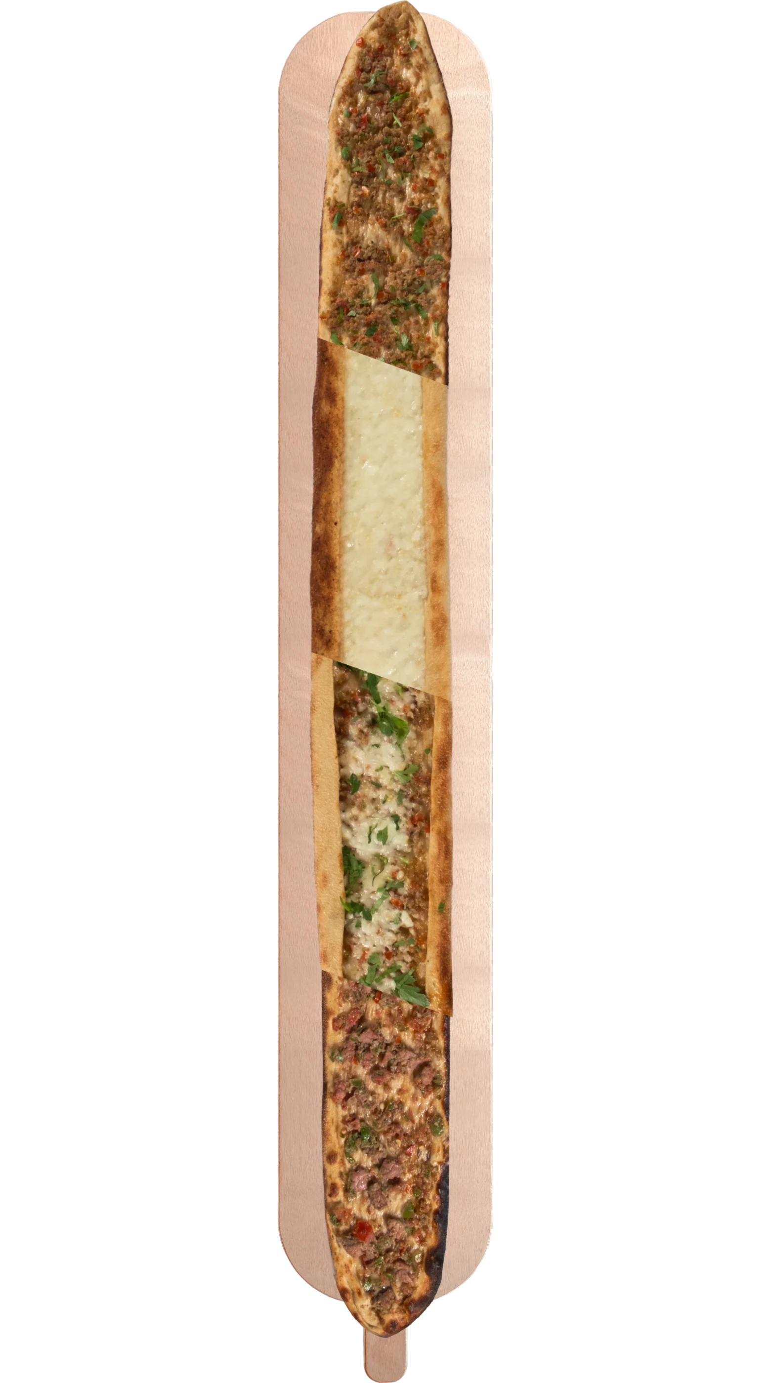 Ovalı etli ekmek tahtası